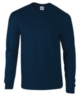 Gildan Ultra Cotton adult long sleeve t-shirt Navy - S - T-Shirts