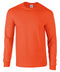 Gildan Ultra Cotton adult long sleeve t-shirt Orange