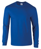 Gildan Ultra Cotton adult long sleeve t-shirt Royal - S - T-Shirts