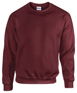 Gildan Heavy Blend Adult Crew Neck Sweatshirt - Maroon / S - Sweatshirts