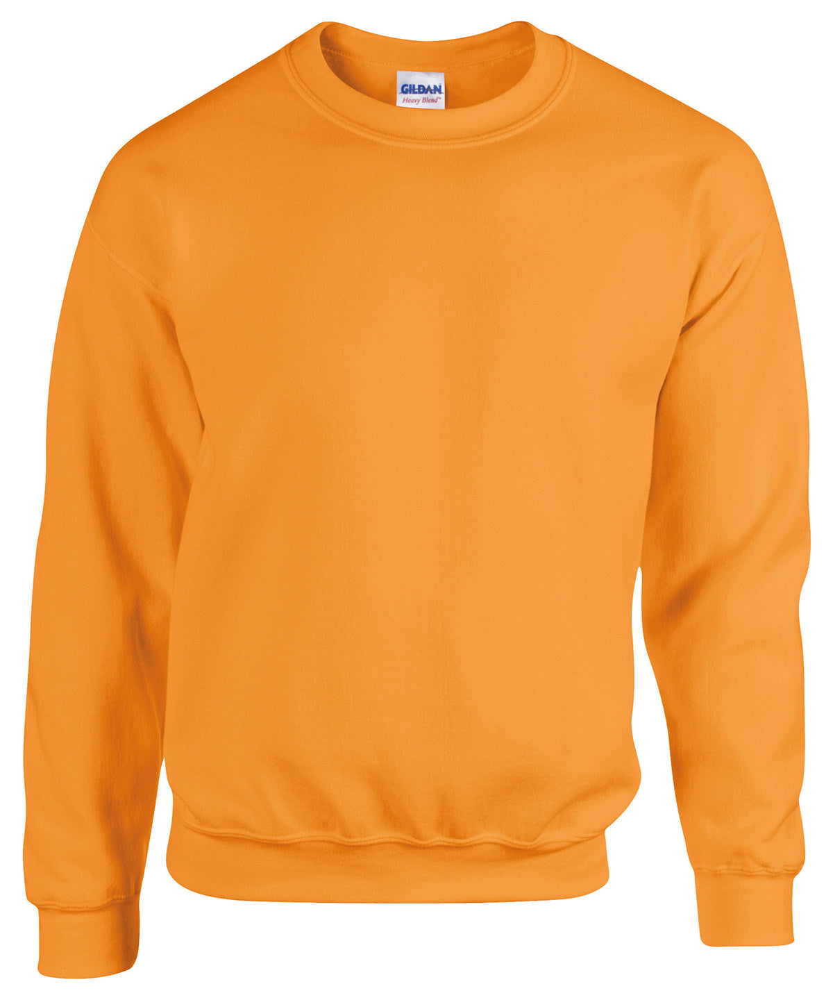 Gildan Heavy Blend Adult crew neck sweatshirt Safety Orange