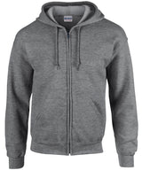 Gildan Heavy Blend full zip hooded sweatshirt Graphite Heather - S - Hoodies