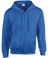 Gildan Heavy Blend full zip hooded sweatshirt Royal - S - Hoodies