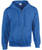 Gildan Heavy Blend full zip hooded sweatshirt Royal