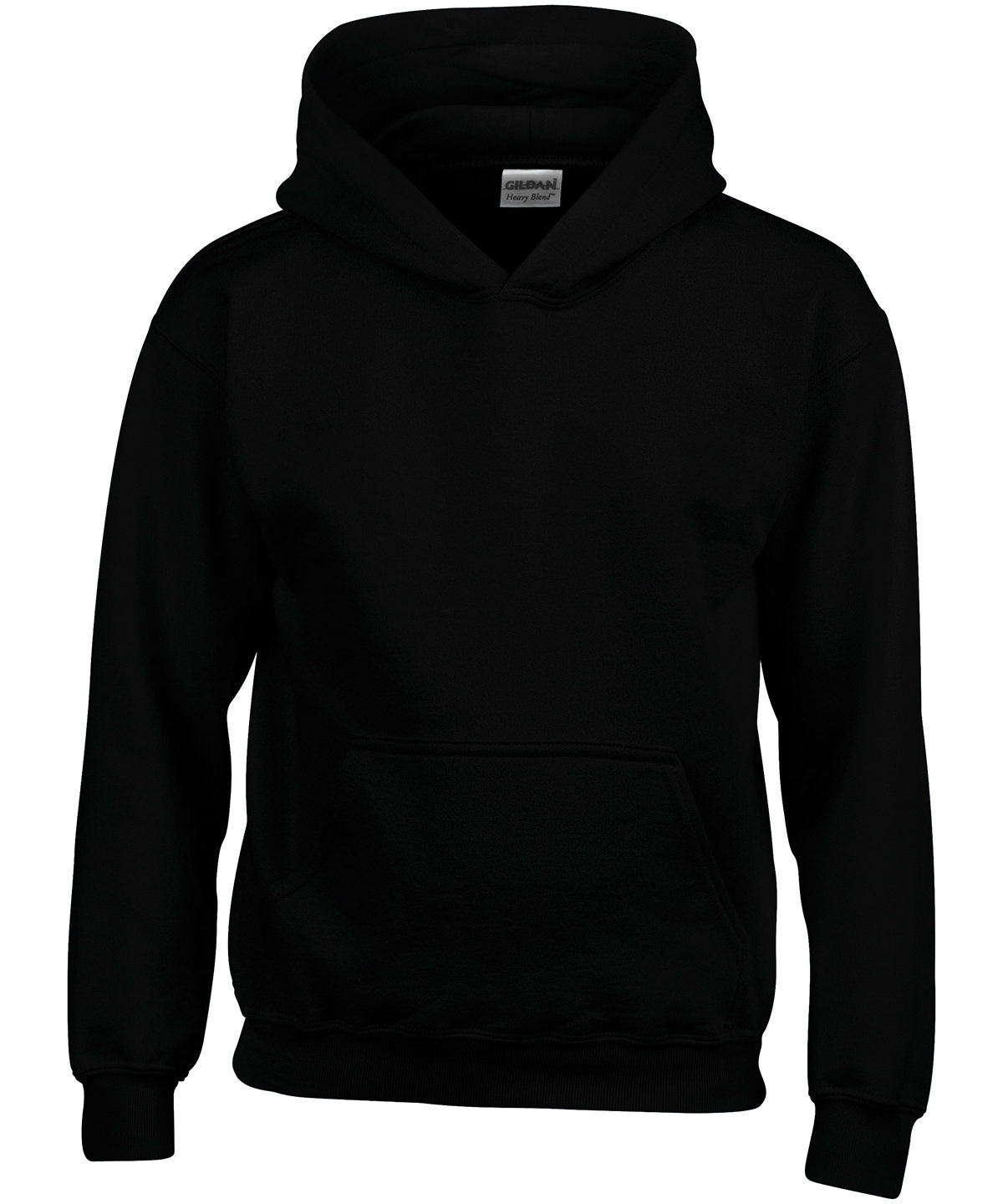 Gildan Heavy Blend Youth hooded sweatshirt - Black / XS - Hoodies