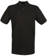 Henbury Micro-fine piqué polo shirt Black - XS - Polo Shirts