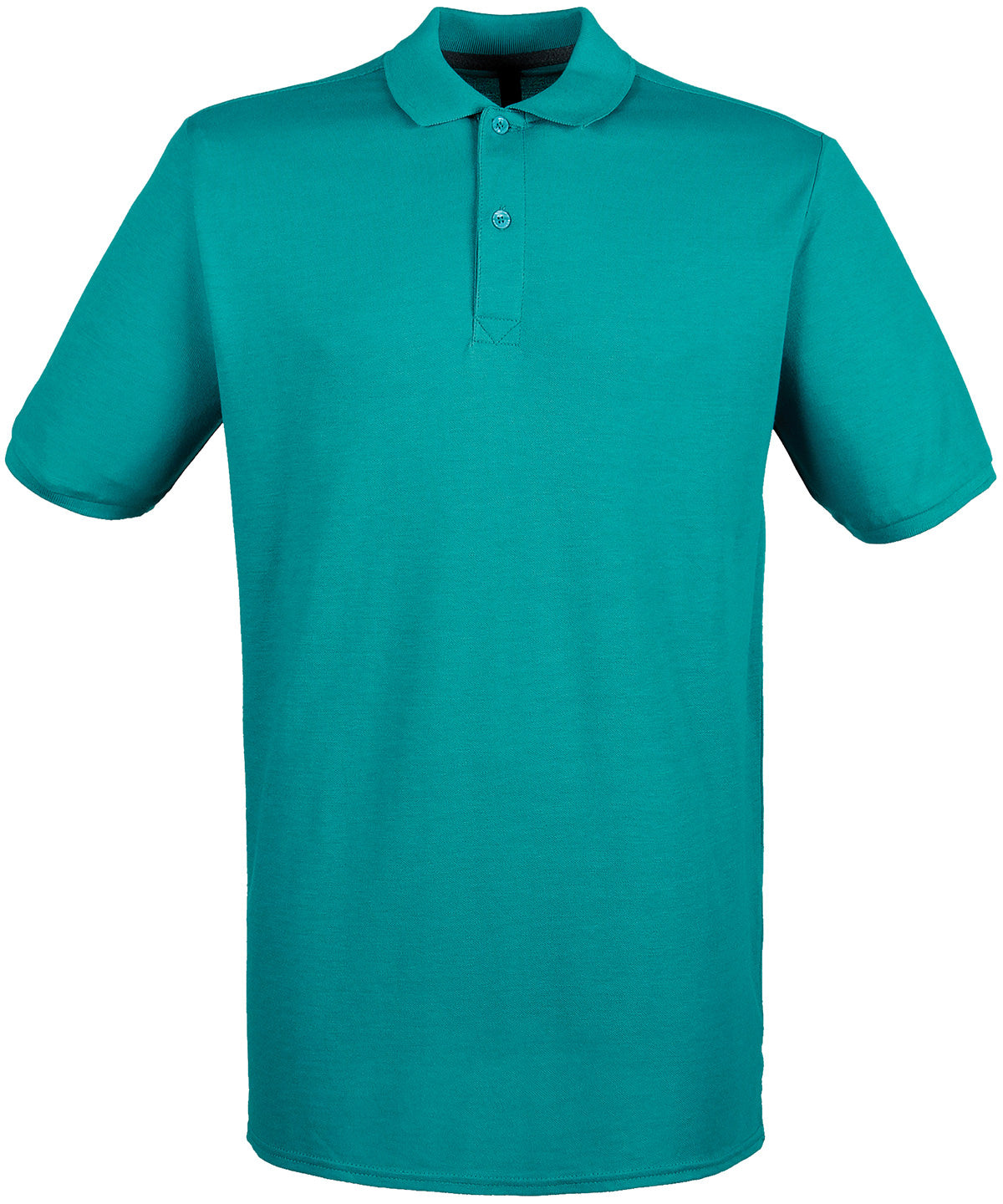 Henbury Micro-fine piqué polo shirt Bright Jade