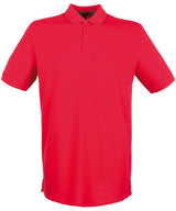 Henbury Micro-fine piqué polo shirt Classic Red - XS - Polo Shirts