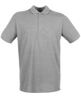 Henbury Micro-fine piqué polo shirt Heather Grey - XS - Polo Shirts