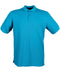 Henbury Micro-fine piqué polo shirt Sapphire Blue