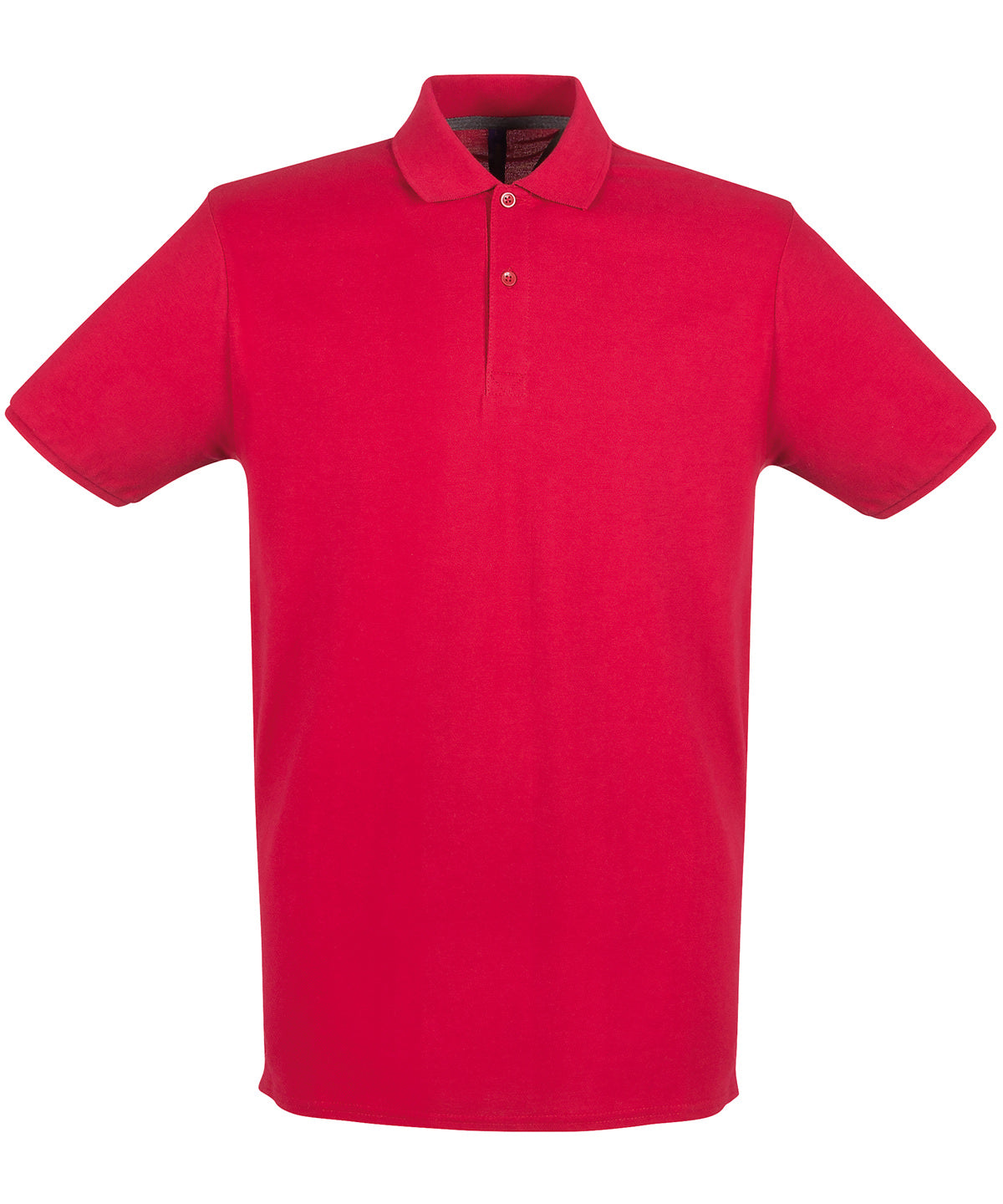 Henbury Micro-fine piqué polo shirt Vintage Red