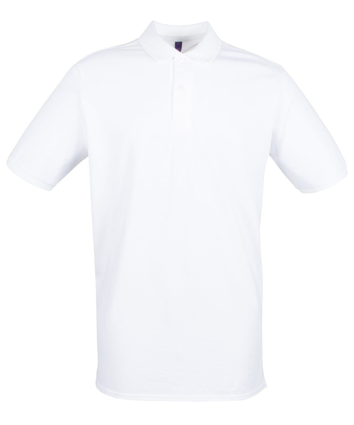 Henbury Micro-fine piqué polo shirt White