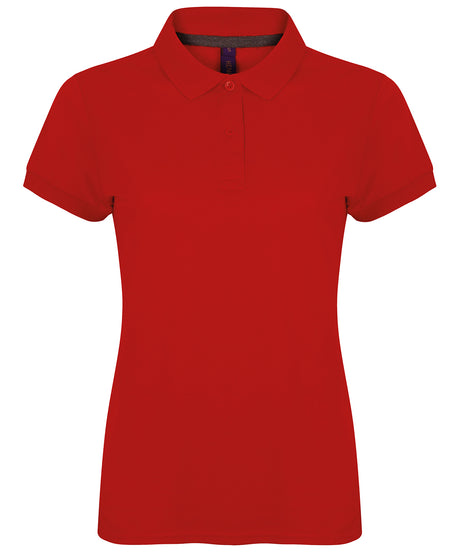 Henbury Womens micro-fine piqué polo shirt