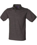 Henbury 65/35 Classic piqué polo shirt Charcoal - S - Polo Shirts