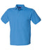 Henbury 65/35 Classic piqué polo shirt Mid Blue