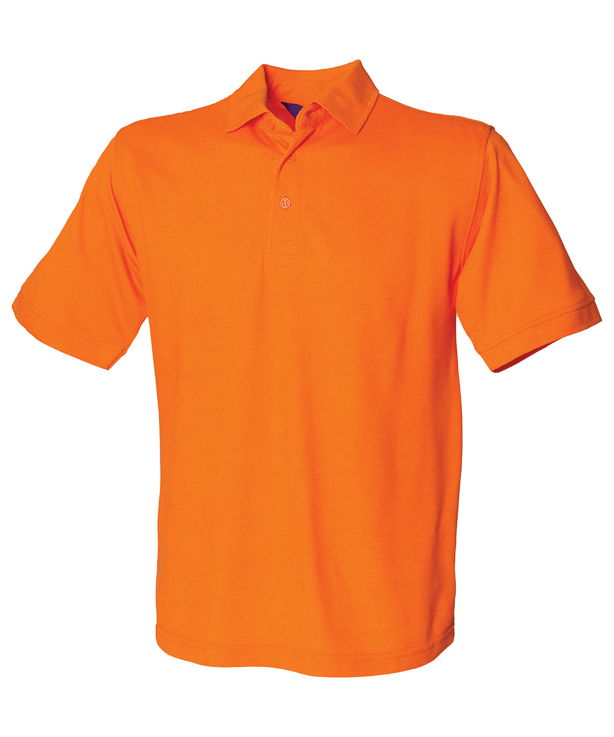 Henbury 65/35 Classic piqué polo shirt Orange