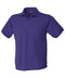Henbury 65/35 Classic piqué polo shirt Purple