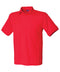 Henbury 65/35 Classic piqué polo shirt Red