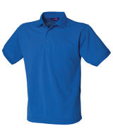 Henbury 65/35 Classic piqué polo shirt Royal - S - Polo Shirts