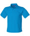 Henbury 65/35 Classic piqué polo shirt Sapphire Blue