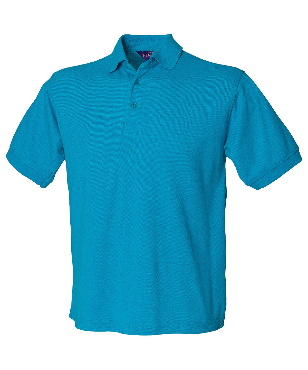 Henbury 65/35 Classic piqué polo shirt Turquoise