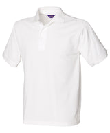 Henbury 65/35 Classic Piqué Polo Shirt White - XS - Shirts