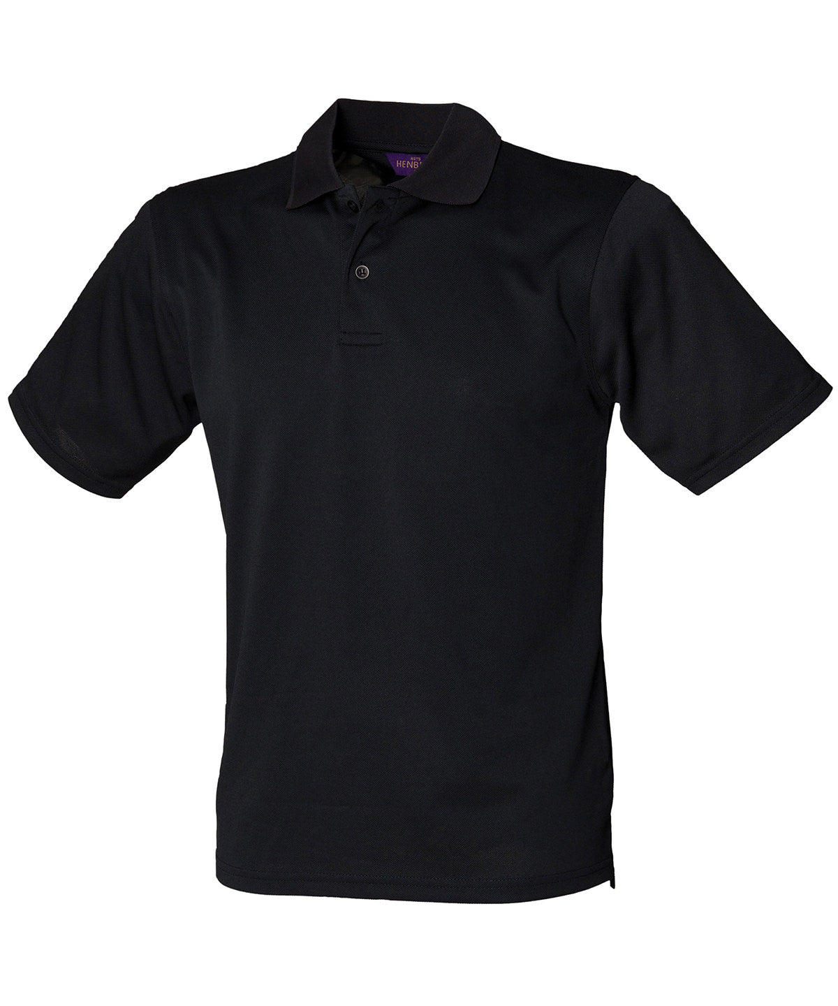 Henbury Coolplus Polo Shirt Black