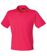 Henbury Coolplus Polo Shirt - Bright Pink / XS - Shirts