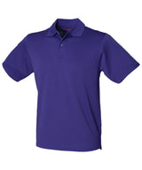 Henbury Coolplus Polo Shirt - Bright Purple / XS - Shirts