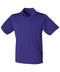 Henbury Coolplus polo shirt Bright Purple