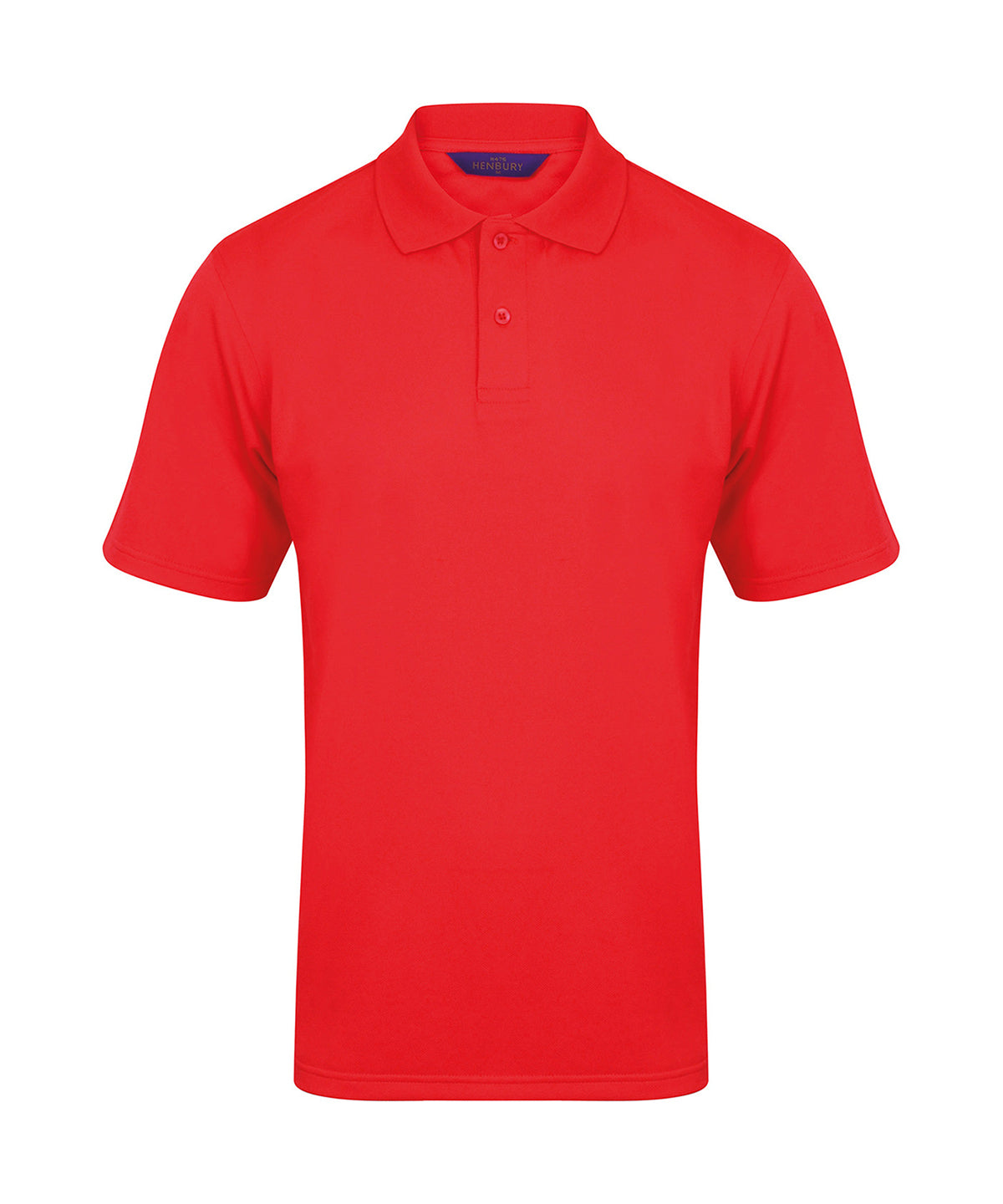 Henbury Coolplus polo shirt Red