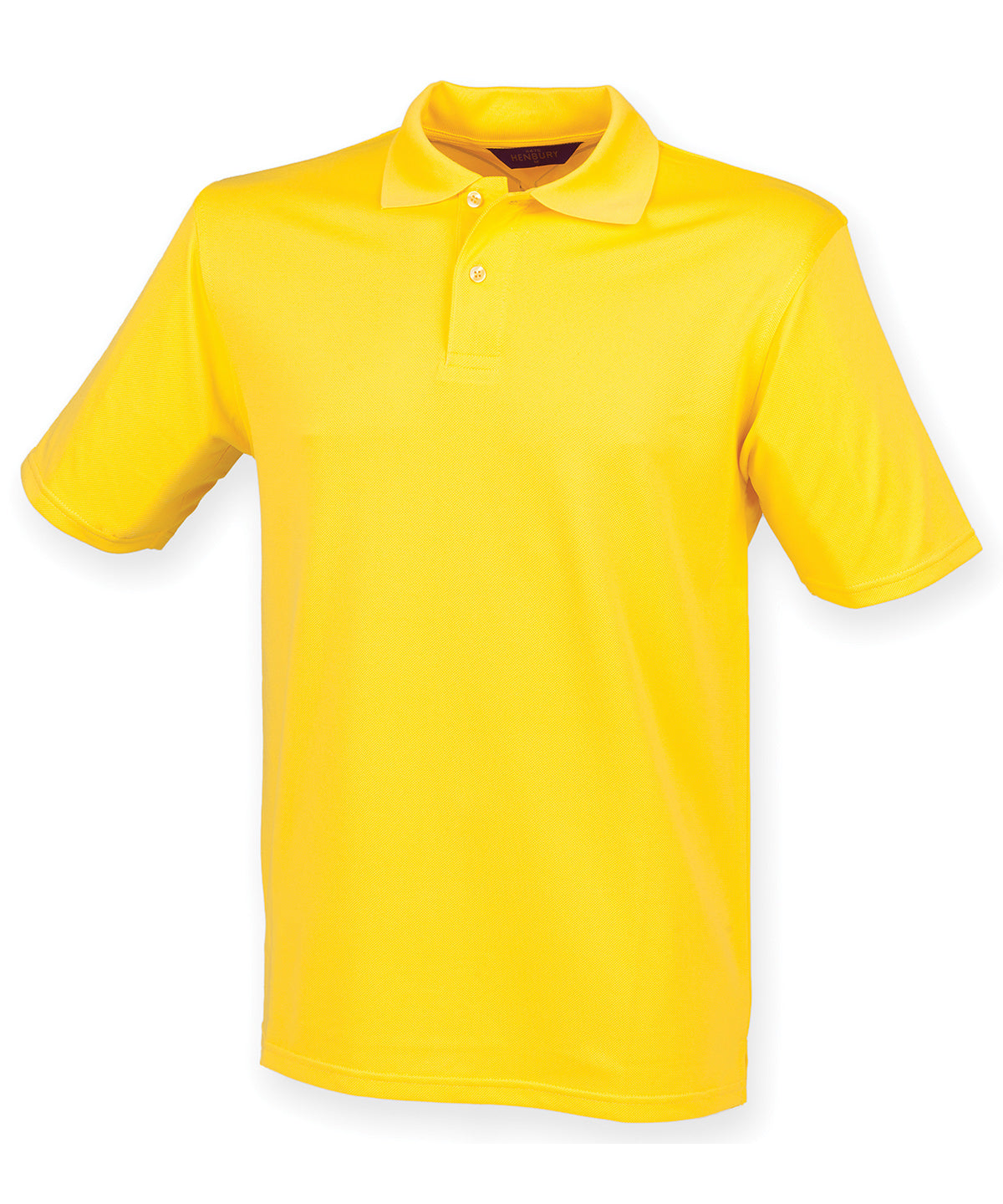 Henbury Coolplus polo shirt Yellow