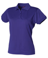 Henbury Women’s Coolplus Polo Shirt Short Sleeve - Bright Purple / XS - Shirts