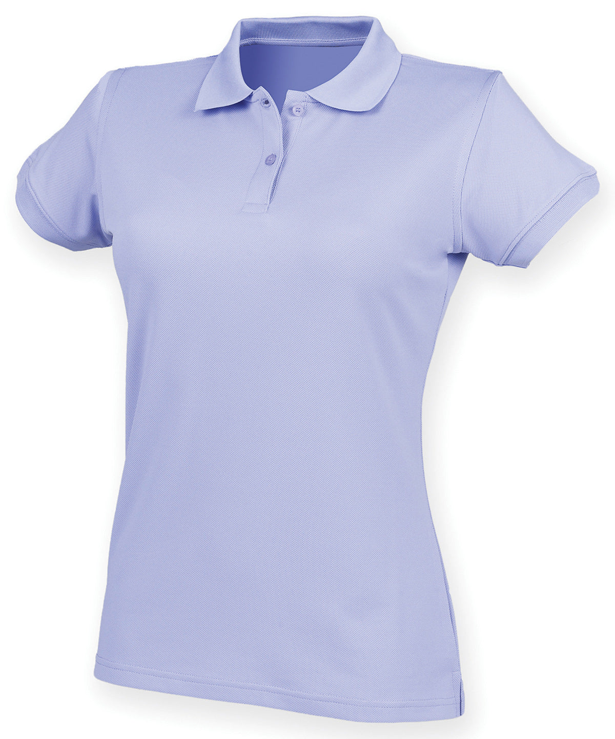 Henbury Womens Coolplus polo shirt Lavender