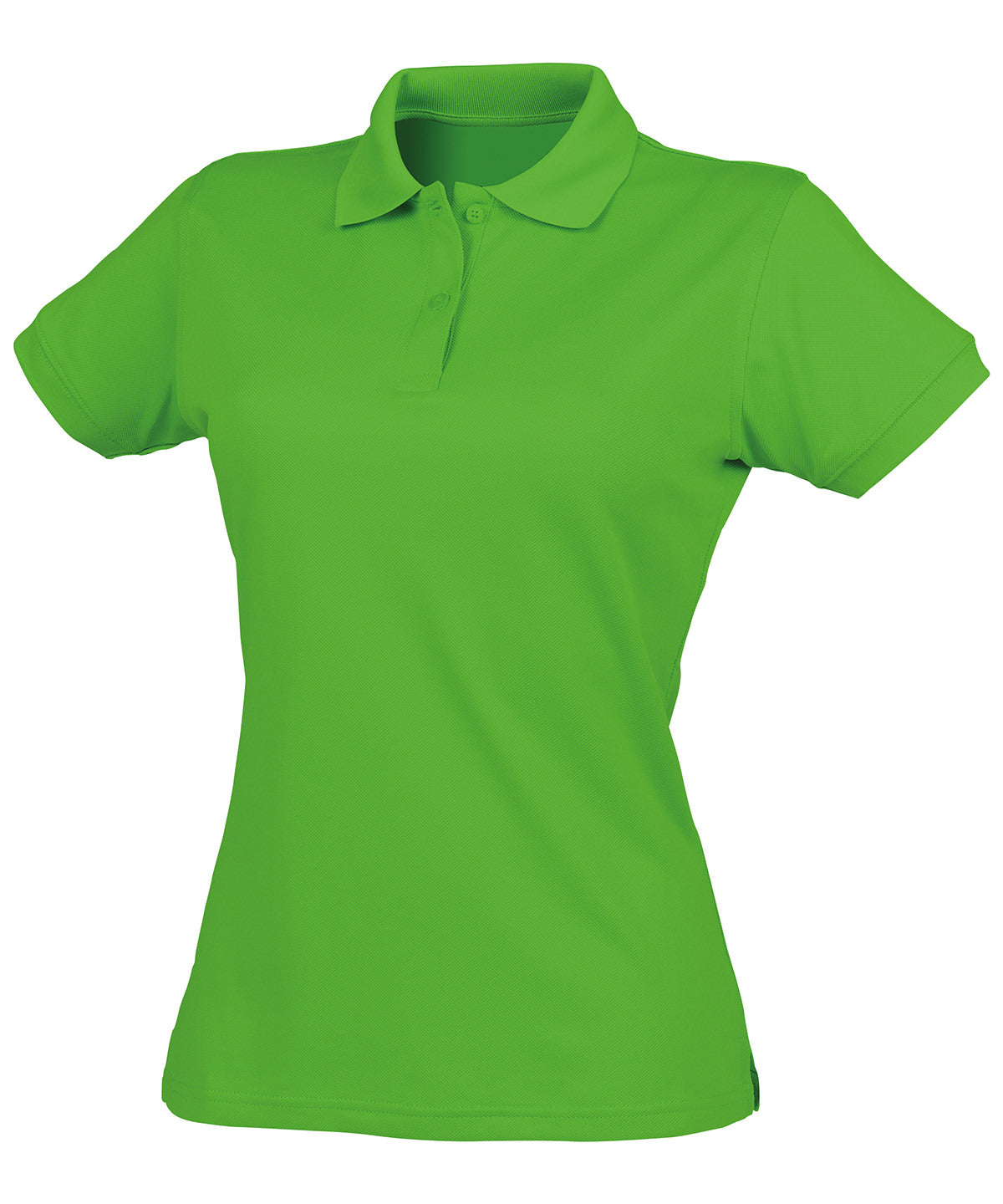 Henbury Womens Coolplus polo shirt Lime Green