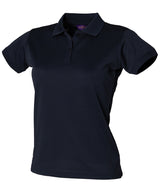 Henbury Women’s Coolplus Polo Shirt Short Sleeve - Navy / XS - Shirts