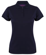 Henbury Women’s Coolplus Polo Shirt Short Sleeve - Oxford Navy / XS - Shirts