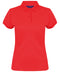 Henbury Womens Coolplus polo shirt Red