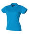 Henbury Womens Coolplus polo shirt Sapphire Blue