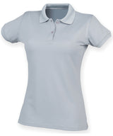 Henbury Women’s Coolplus Polo Shirt Short Sleeve - Silver Grey / XS - Shirts