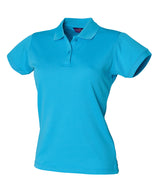 Henbury Women’s Coolplus Polo Shirt Short Sleeve - Turquoise / XS - Shirts