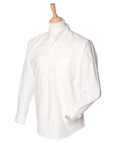 Henbury Long sleeve classic Oxford shirt