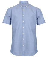 Henbury Modern short sleeve Oxford shirt