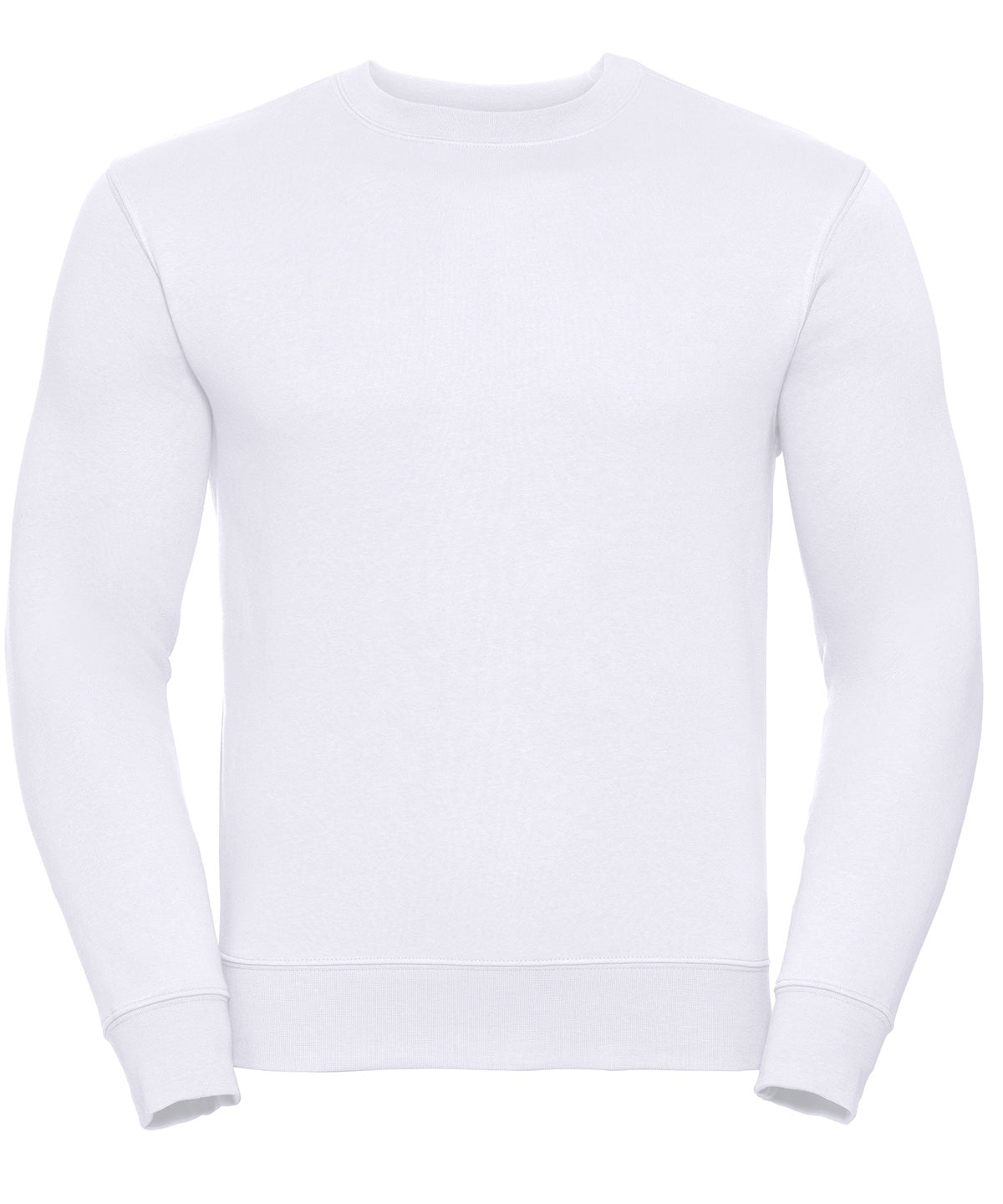 Russell Set-In Sleeve Sweatshirt White