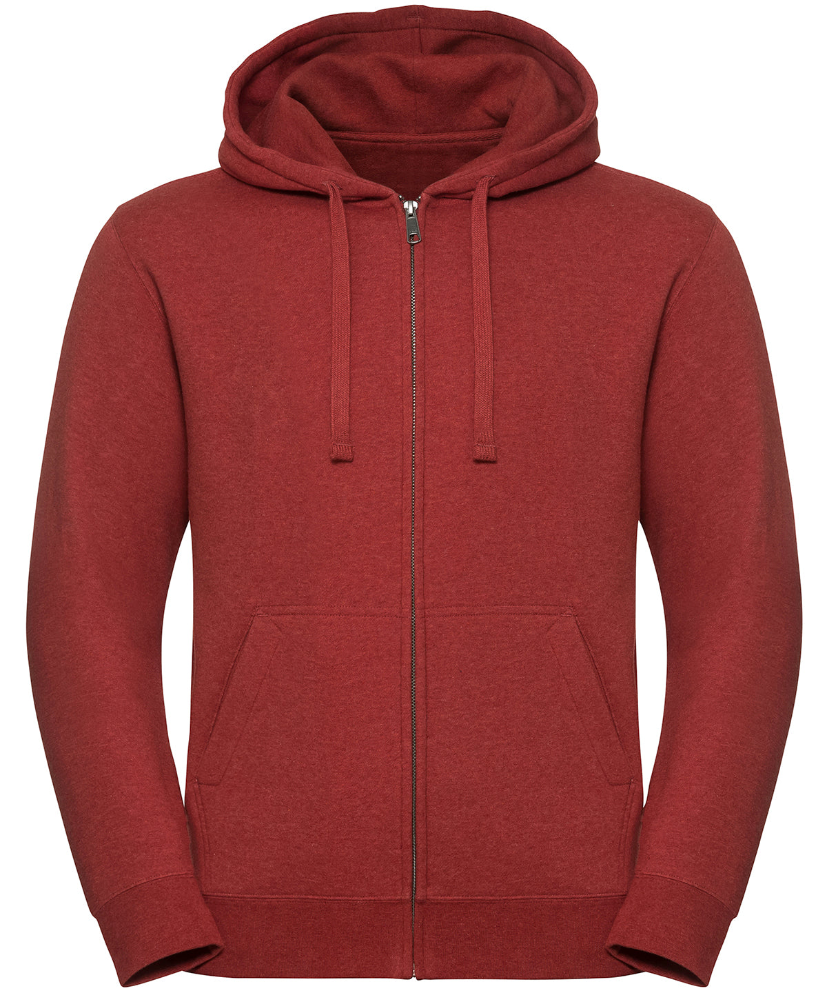 Russell Authentic Melange Zipped Hood Sweatshirt