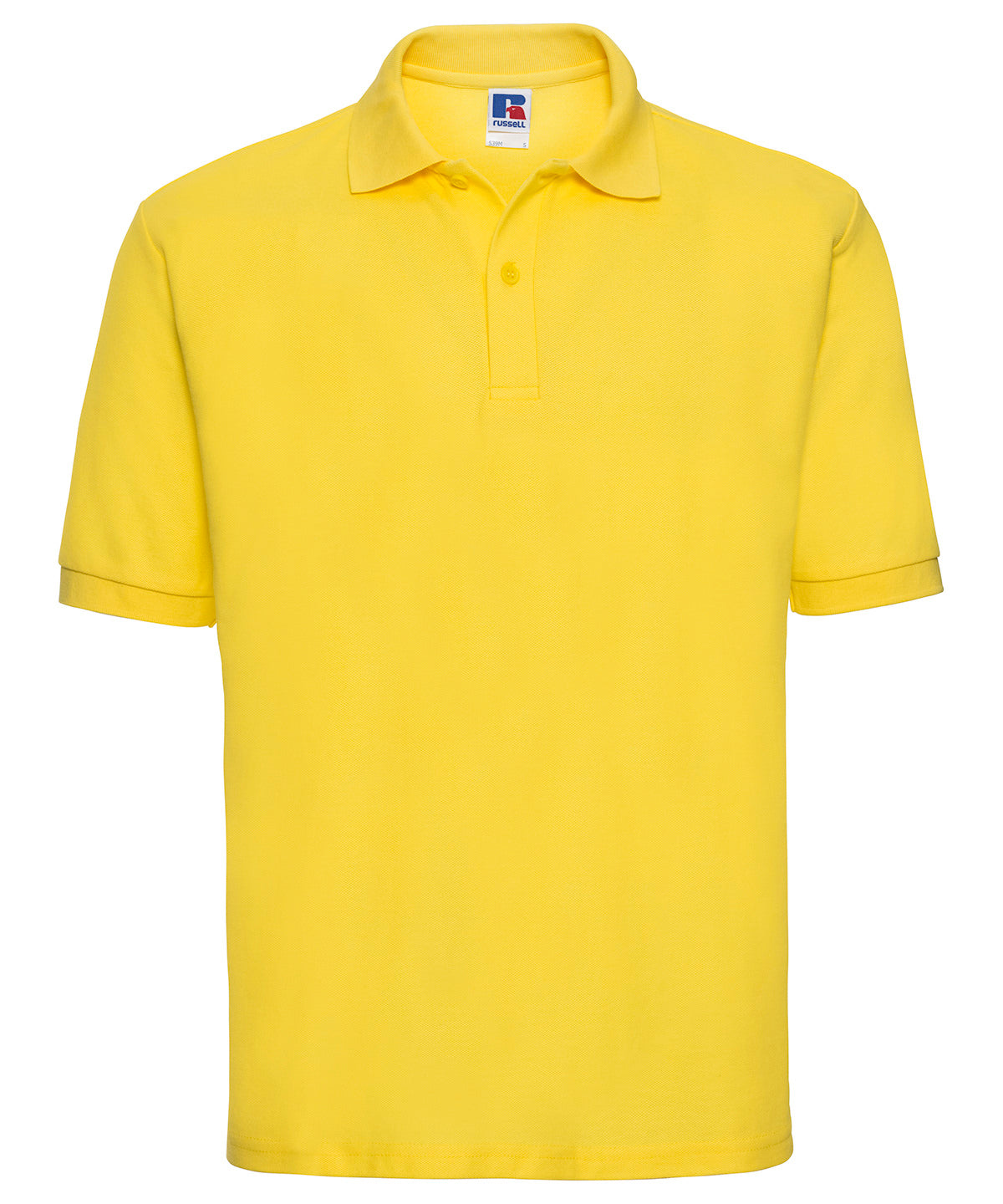 Russell Classic Polycotton Polo Yellow