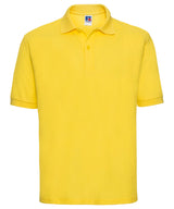 Russell Classic Polycotton Polo Yellow - XS - Shirts