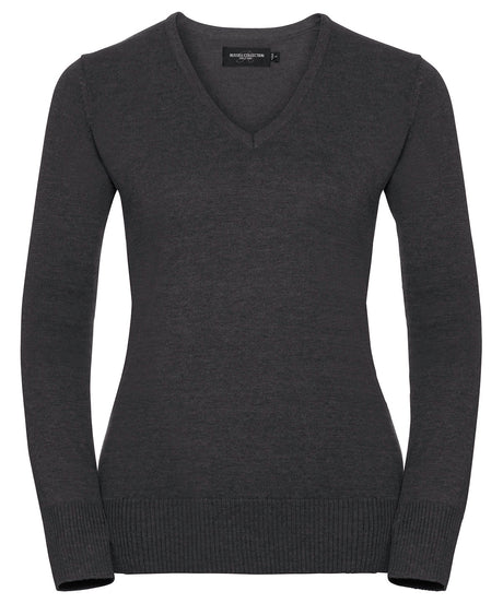 Russell Women'S V-Neck Knitted Sweater