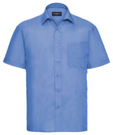 Russell Short Sleeve Polycotton Easycare Poplin Shirt