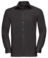 Russell Long Sleeve Pure Cotton Easycare Poplin Shirt